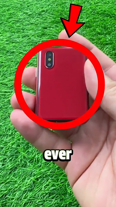 The World's Smallest Cellphone 😮