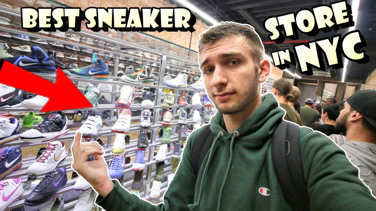 WHAT ARE THE SNEAKER STORES IN NYC? SNEAKER SHOPPING NEW YORK YouTube