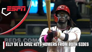 Elly De La Cruz hits 2 spectacular HRs from BOTH SIDES OF THE PLATE 🤯 | ESPN MLB