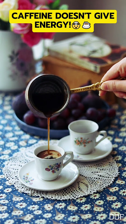Caffeine does not give you energy❌