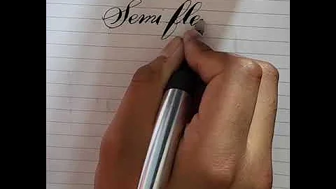 Arrow Semi Flex Nib Demo