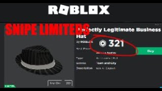 ROBLOX LIMITED SNIPING GUIDE/ TUTORIAL 2019 