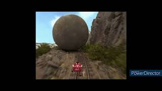 Boulder Chasing Timon And Pumbaa