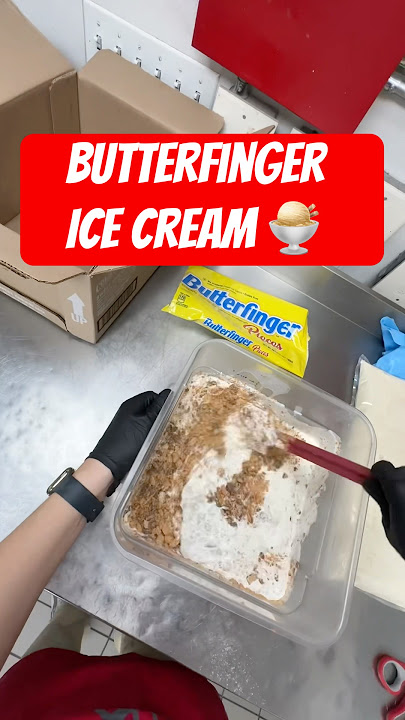 Butterfinger Ice Cream
