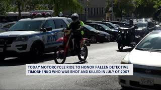 Ride to remember: Memorial motorcycle ride honors fallen NYPD detective