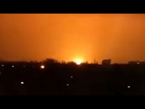 SAVAŞ RESMEN BAŞLADI: Ukrayna'nın doğusunda şiddetli patlamalar!