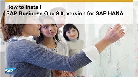 How to install SAP Business One 9.0, version for SAP HANA (B1H)