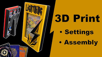 How to 3d print and assemble this Tcg Card Stand | Pokemon | One Piece | Lorcana