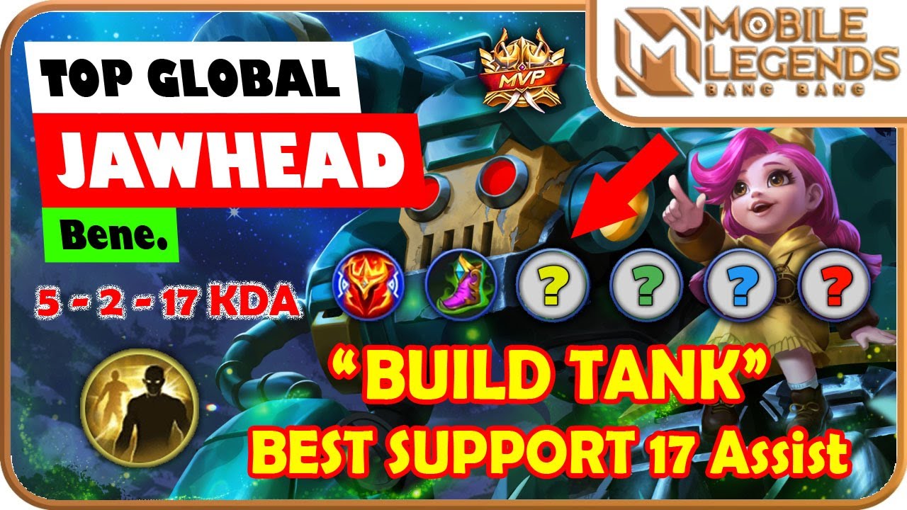 JAWHEAD Build Tank Top Global - Top Global JAWHEAD Gameplay (AL Kid MLBB)