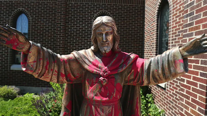 Police release photos of suspects wanted in connection to church vandalism