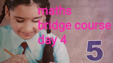 #fifth standard maths bridge course day 4#