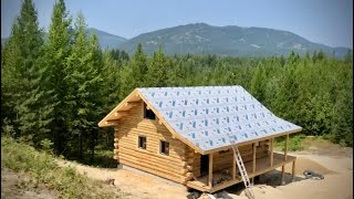 24’x32’ Green Gables Log Cabin In Montana, Meadowlark Log Homes