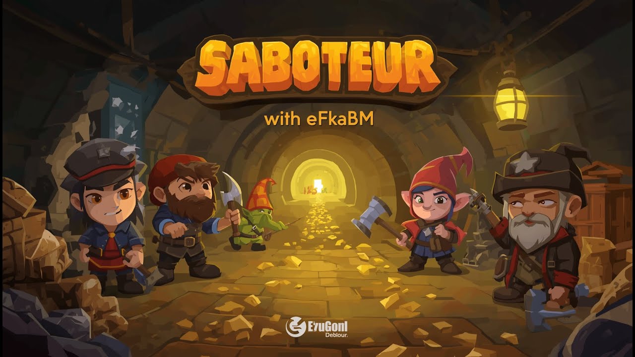 🎲 Saboteur – 8 Gold… Is It Enough to Win? | Board Game with eFkaBM