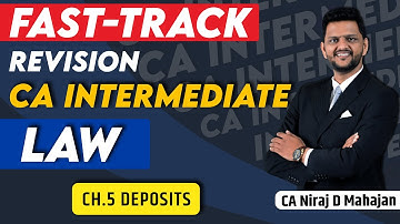 CA CMA Inter LAW Fast-track Chp 5 Lec 2 by CA NIRAJ D MAHAJAN