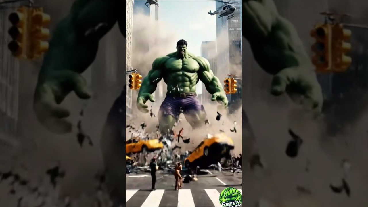 🔥 HULK attack Big City 🌆  