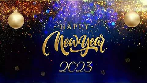#HappyNewYear2023 Happy New Year 2023 4K - Colorful Firework Display | Firework Sound Countdown 2023