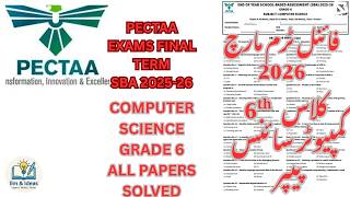 Famous GRADE 6 COMPUTER SCIENCE PAPER PECTAA SBA END OF YEAR/ FINAL TERM 2025-26 Net Worth