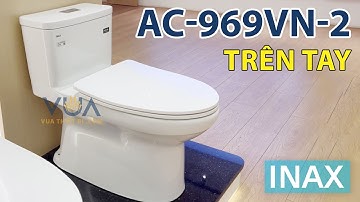 INAX AC-969VN-2 - Bồn cầu 1 khối Aqua Ceramic nắp êm - VUA THIẾT BỊ .COM