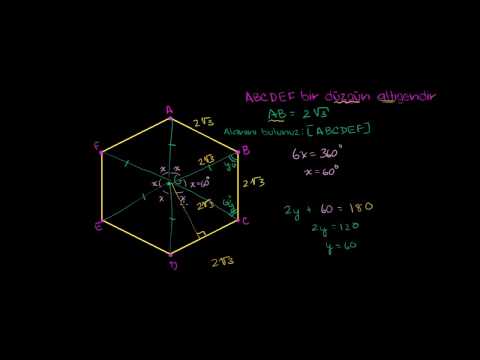 Düzgün Altıgenin Alanı (Geometri / Trigonometri)