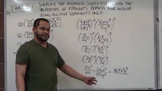 Simplifying Exponential Expressions Part II - BMCC (CUNY) MAT56/MAT56.5