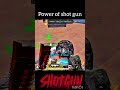 Power of shot gun 1v3 👿 | #shorts #bgmi