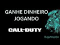 Ganhe dinheiro jogando call of duty warzone.