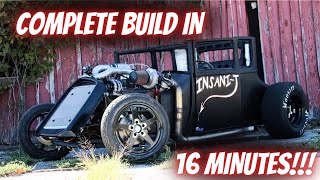 Twin 76mm Turbo LS Model T complete build Insani-T