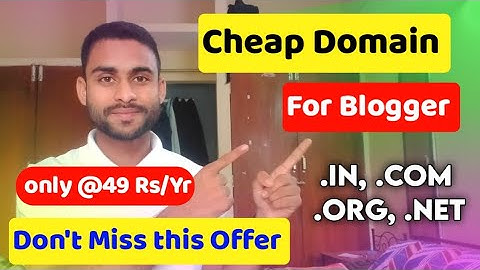 Cheap Domain Registration 2023 | Cheapest price Domain for Blogger #cheapdomain #shadmonitor