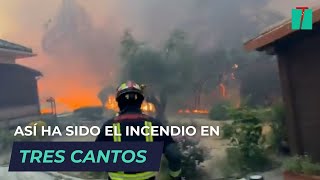 INCENDIO TRES CANTOS | Así se ha vivido el incendio de Tres Cantos, en Madrid