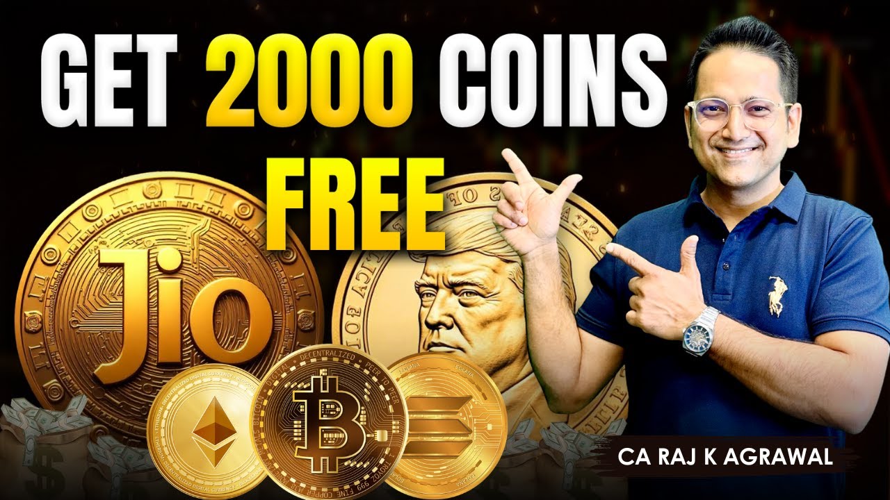 Get 2000 Coins Free in a Click | Jio Coin & Trump Coin | Crypto Airdrop