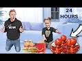 for 24 Hours Our Baby Chooses What We Eat!