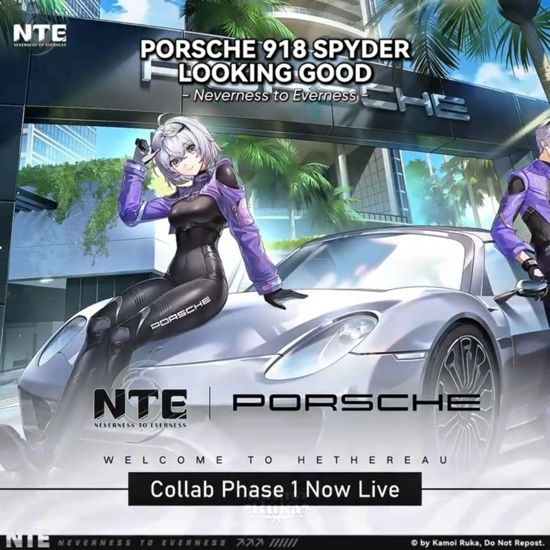 NTE丨We Get Porsche 918 Spyder?!丨Neverness to Everness - YouTube