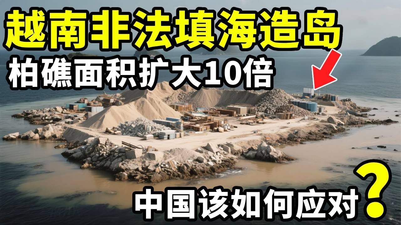 越南在南沙非法填海造岛，柏礁面积扩大10倍，中国该如何应对？ #地理知识 #三维地理世界 #通过地图看世界 #越南 #柏礁 - YouTube