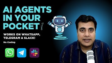 Create Your Own AI Agent on WhatsApp, Telegram & Slack — No Code Needed!