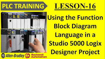#17 Using the Function Block Diagram Language in a Studio 5000 Logix Designer Project || PLC || RA