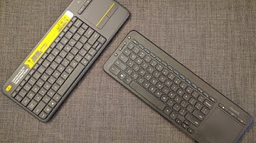 ASMR - Logitech K400 Plus vs Microsoft All-in-One Keyboard