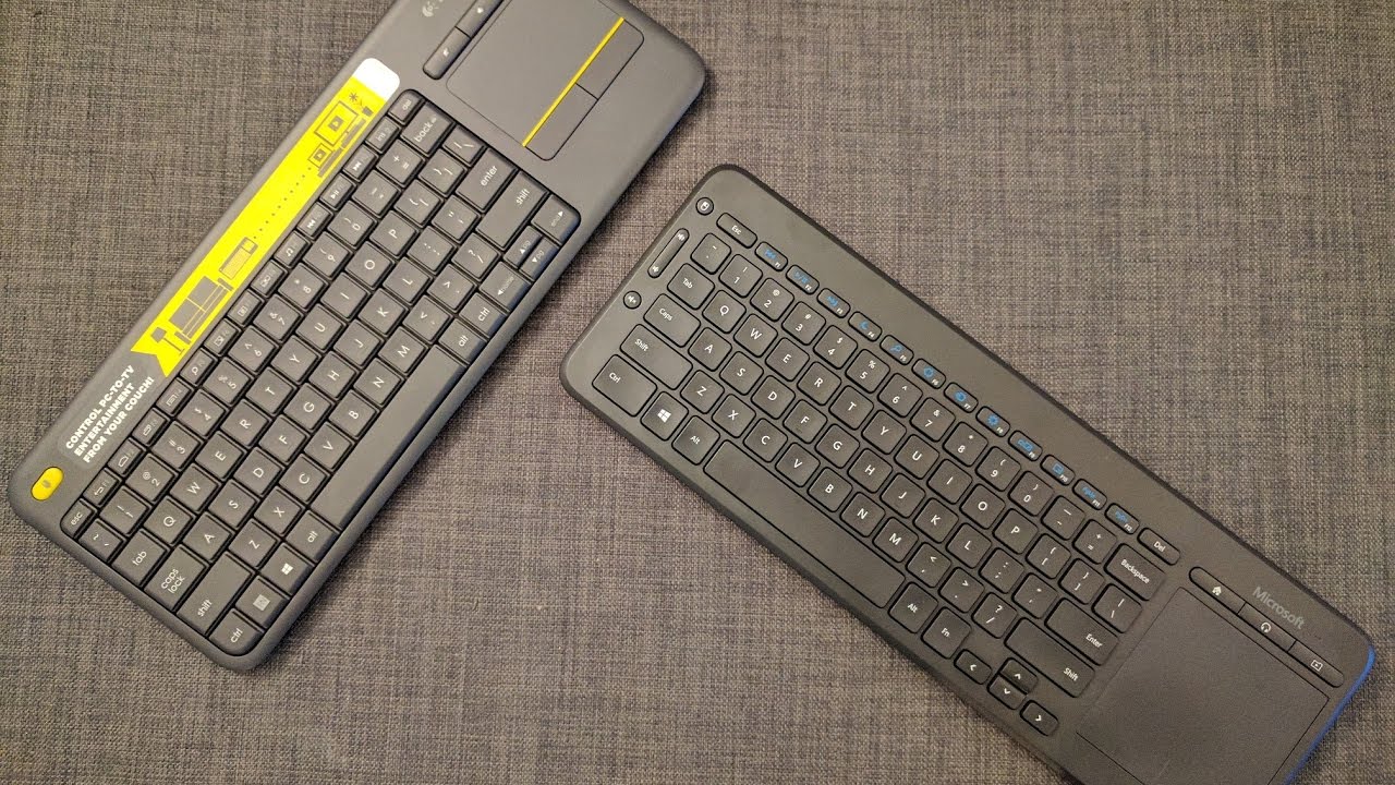 Asmr Logitech K400 Plus Vs Microsoft All In One Keyboard Youtube