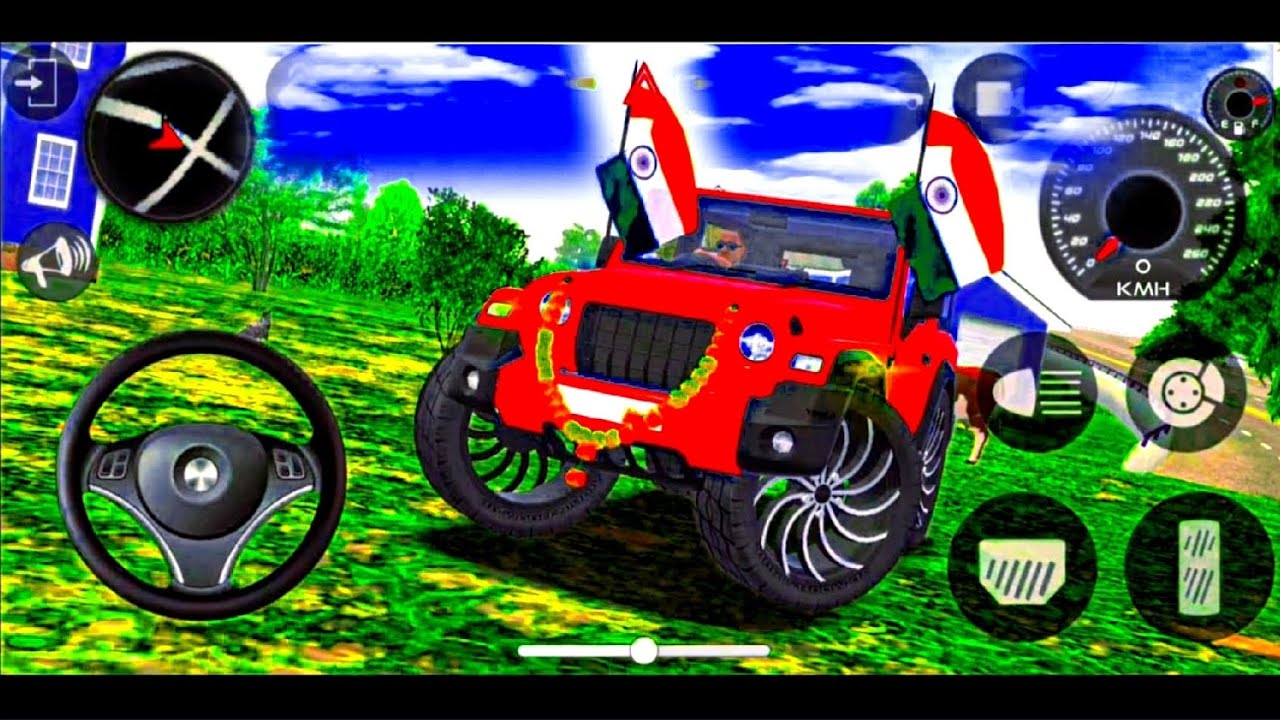 Modified Mahindra Thar😈Games:Indian Red Thar (Gadi Wala Games) Car Game Android Game - #2026