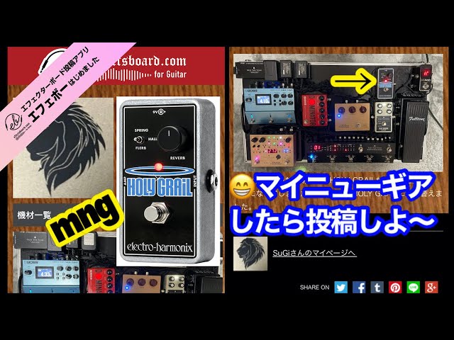 EH Holy Grail リバーブエフェクター エレクトロ・ハーモニクス / Holy Grailの特徴と使い方を