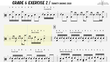 Grade 6 Exercise 2 - Trinity Drums 2020
