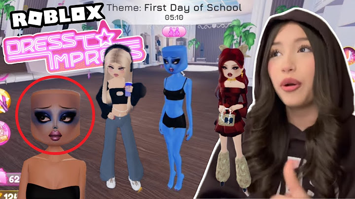 I played DRESS to IMPRESS roblox (gone wrong) | eslis