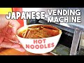 Trying Hot Food from a Vending Machine in Japan