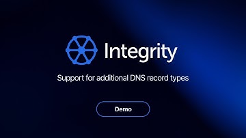 Integrity 9.6 - Support for additional DNS record types
