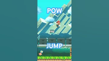 Enhanced POW Jump - SMM2 #mario #shorts #memes