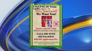 SWLA Juneteenth Committee seeking Contestants for upcoming Miss Juneteenth Pageant
