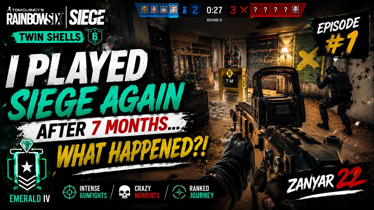 Playing rainbow six siege again after 7 month - YouTube