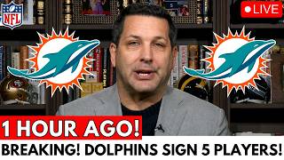 IT’S OFFICIAL! DOLPHINS CONFIRM SIGNING OF 5 STAR PLAYERS! SEE WHO THEY ARE! MIAMI DOLPHINS NEWS