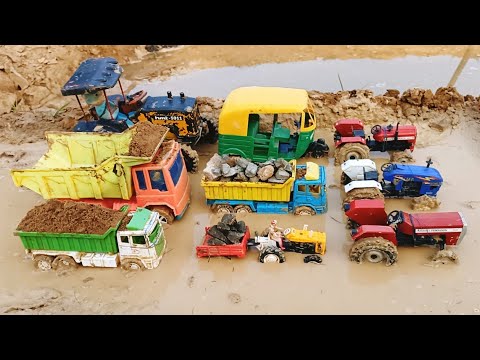 Gadi Cartoon Video | Auto Rickshaw | Eicher Tractor | Dump Truck | Jcb Cartoon | Car | Parth Kids