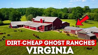 10 Virginia Ghost Counties where Ranches are DIRT-CHEAP!