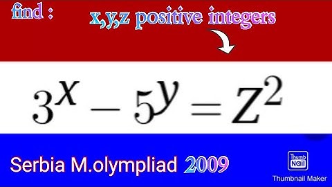 mathematical Olympiad of Serbia 2009 number theory equation
